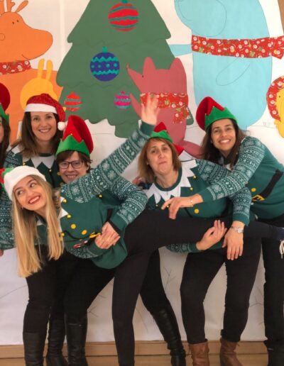 imagen vestidas de Navidad